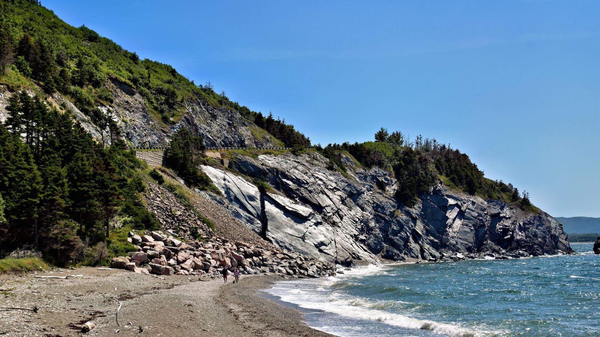 A quiet cove on the Cape Breton coast, Nova Scotia